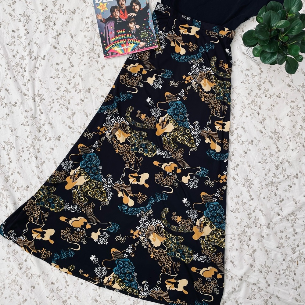 vintage 1970's maxi skirt
